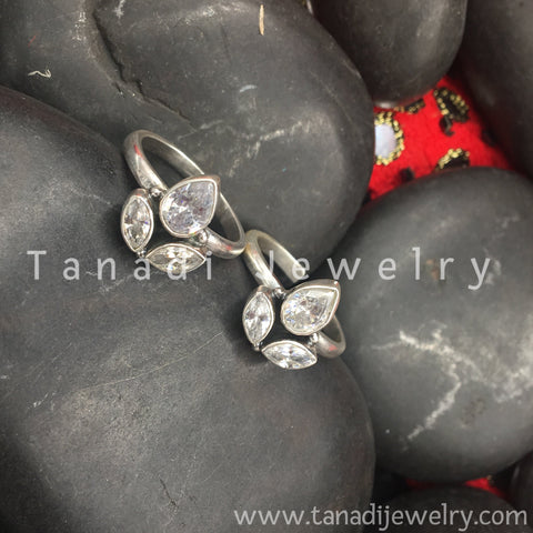 Silver Toe Rings - D10