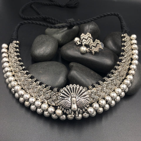 Oxidised Vajrateek - Mayur